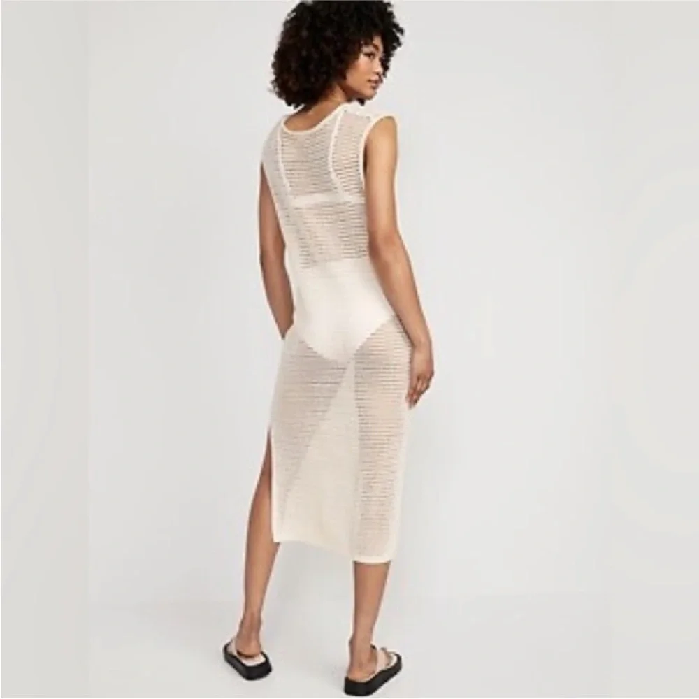 Knit Swim Cover-Up Dress - Picture 3 of 6